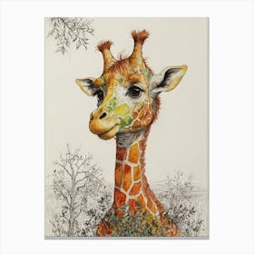 Giraffe 36 Canvas Print