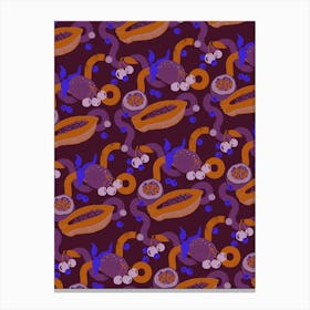 Spicy Papaya Canvas Print