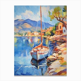 Fethiye Turkey 1 Fauvist Painting Canvas Print