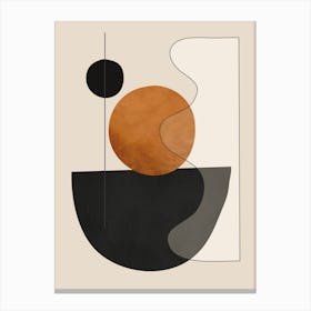 Abstract Minimal Shapes 3 Canvas Print