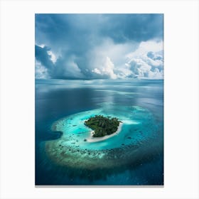 Island In The Middle Of The Ocean 9 Canvas Print