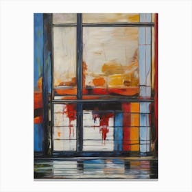 Abstract Window Canvas Print