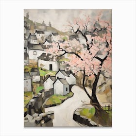 Hawkshead (Cumbria) Painting 2 Canvas Print