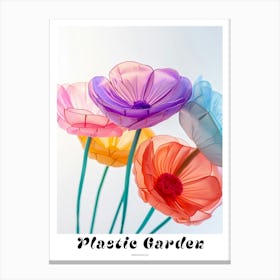 Dreamy Inflatable Flowers Poster Ranunculus 3 Canvas Print