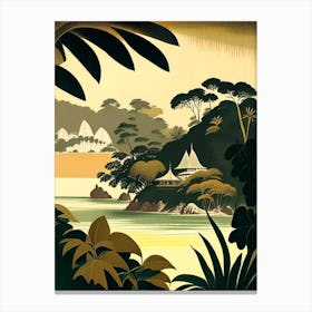 Pulau Redang Malaysia Rousseau Inspired Tropical Destination Canvas Print