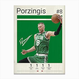 Kristaps Porzingis Canvas Print