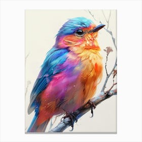 Colorful Bird 8 Canvas Print