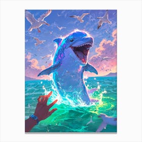 Dolphins 2 Canvas Print