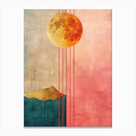 Moon In The Sky 2 Canvas Print