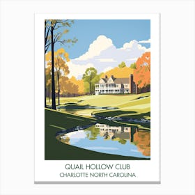 Quail Hollow Club   Charlotte North Carolina 2 Canvas Print