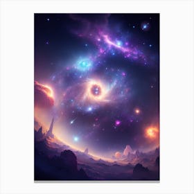 Galaxy Hd Wallpaper Canvas Print