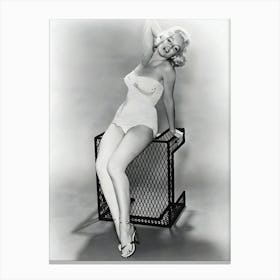 Marilyn Monroe In A Pin Up Style Pose Canvas Print