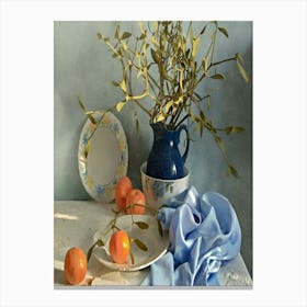 Still Life With Oranges Canvas Print