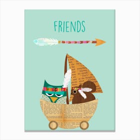 Friends Nursery Canvas Print