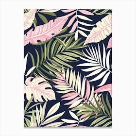 Seamless Tropical Pattern 6 Canvas Print