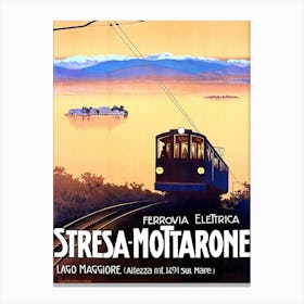 Stresa Mottarone Railway, Italy Canvas Print