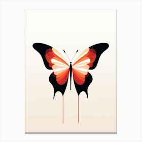 Butterfly Minimalist Abstract 1 Canvas Print