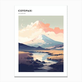 Cotopaxi National Park Ecuador 2 Hiking Trail Landscape Poster Canvas Print