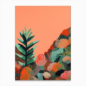 Boho Plant Painting Haworthia Plant 2 Canvas Print