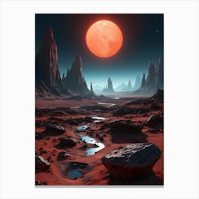 Red Planet Canvas Print