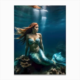 Mermaid-Reimagined 51 Canvas Print