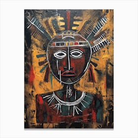 Cultural Kaleidoscope: African Art and Decor Enchantment Canvas Print