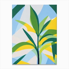 Arrowhead Plant Bold Graphic Canvas Print