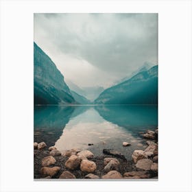 Lake In The Mountains Canvas Print