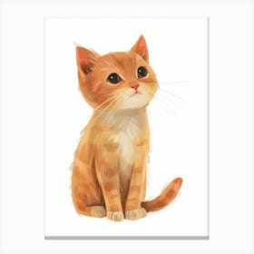 Ragdoll Cat Clipart Illustration 3 Canvas Print