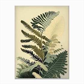 Hay Scented Fern Rousseau Inspired Canvas Print