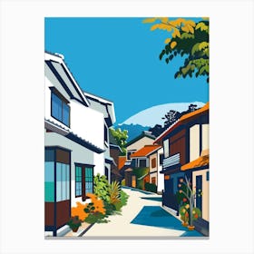 Ise Japan 5 Colourful Illustration Canvas Print