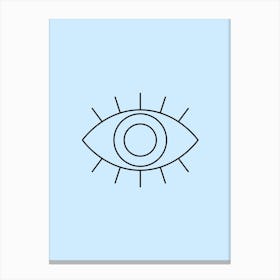 Eye Icon Illustration Canvas Print