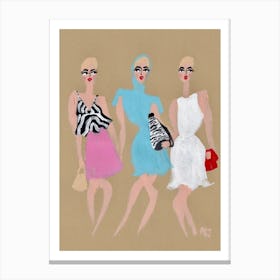 Fashion Week Squad Canvas Print