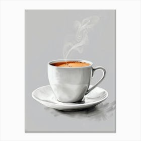 Coffee In A Cup expresso Canvas Print