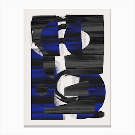 Abstract Stripe Minimal Collage 28 Canvas Print
