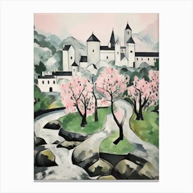 Castle Combe (Wiltshire) Painting 8 Canvas Print