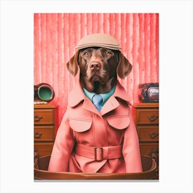 A Labrador Retriever Dog 8 Canvas Print