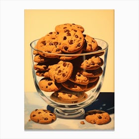 Cookies Vintage Cookbook Style 1 Canvas Print