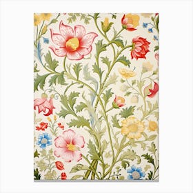 Floral Wallpaper 350 Canvas Print