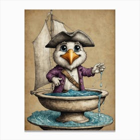 Pirate Eagle Canvas Print