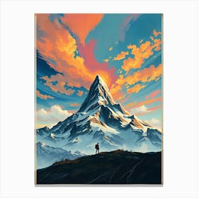 Mountain In The Sky Canvas Print