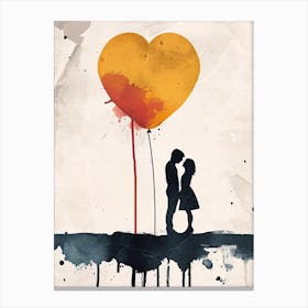 Love At First Sight, Valentine's Day Canvas Print