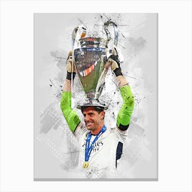 Thibaut Courtois Real Madrid Canvas Print