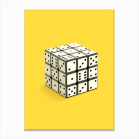 Rubics Cube Canvas Print