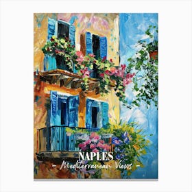 Mediterranean Views Naples 4 Canvas Print