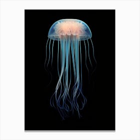 Comb Jellyfish Transparent 4 Canvas Print