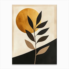 Golden Leaf Canvas Print Canvas Print