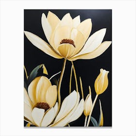 Yellow Lotus Canvas Print