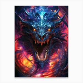 Dragon Head Canvas Print