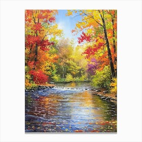 Autumn River 2 Canvas Print